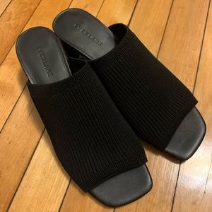 Everlane all day open toe knit mules